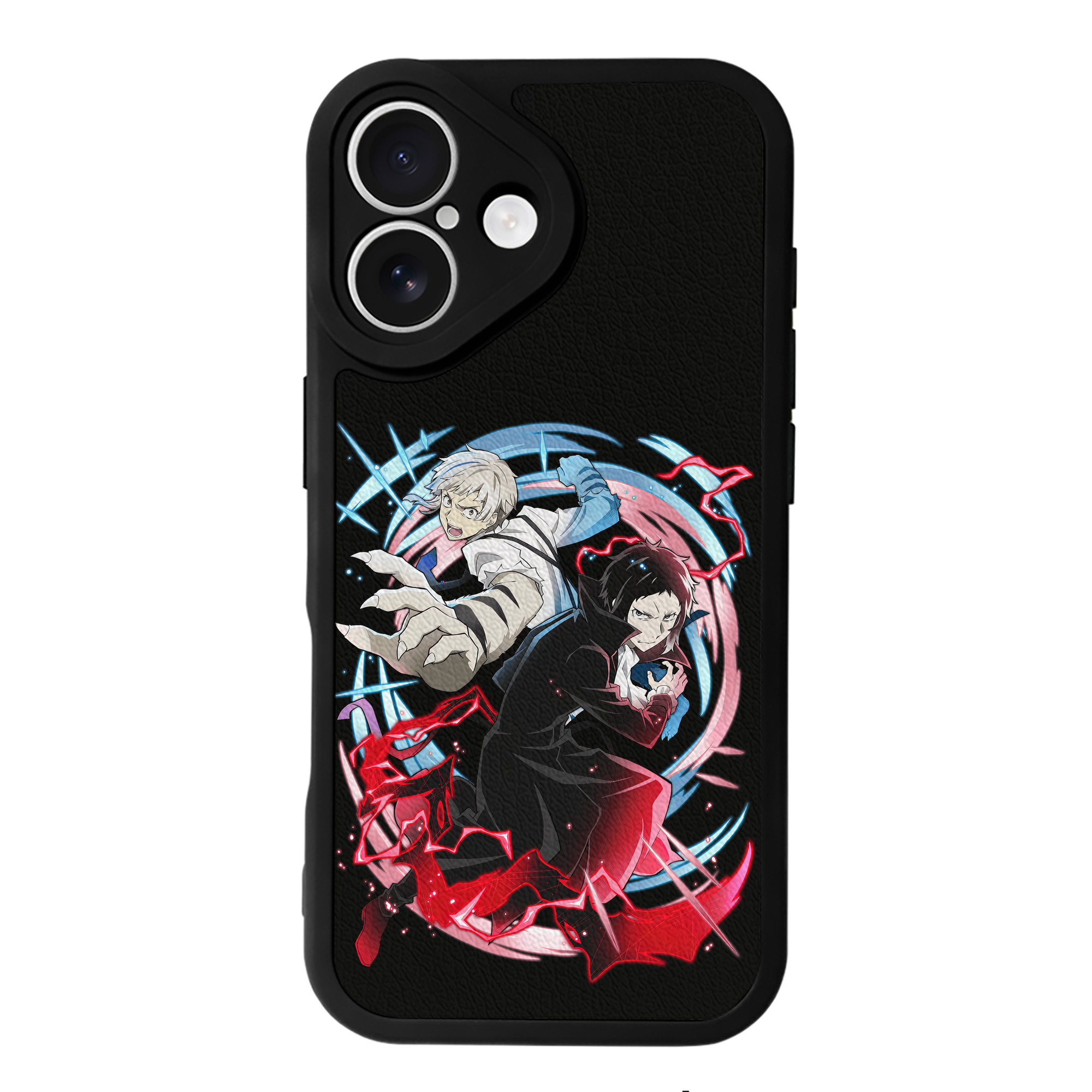 （画像用） 文豪ストレイドッグス Bungo Stray Dogs 【iPhone 16シリーズ対応】シリコンスマホケース（レザー調） 材質：シリコン